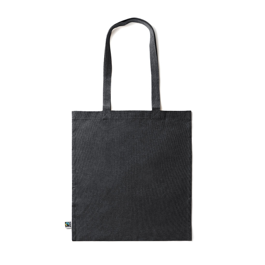 Кольорова сумка з 100% бавовни, колір чорний