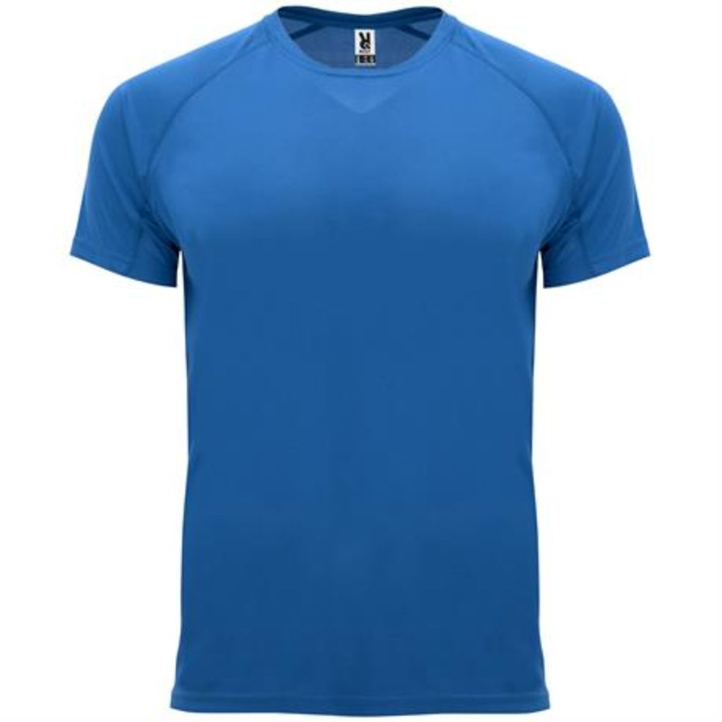 Технічна футболка з короткими рукавами реглан, колір яскраво-синій  розмір 4XL
