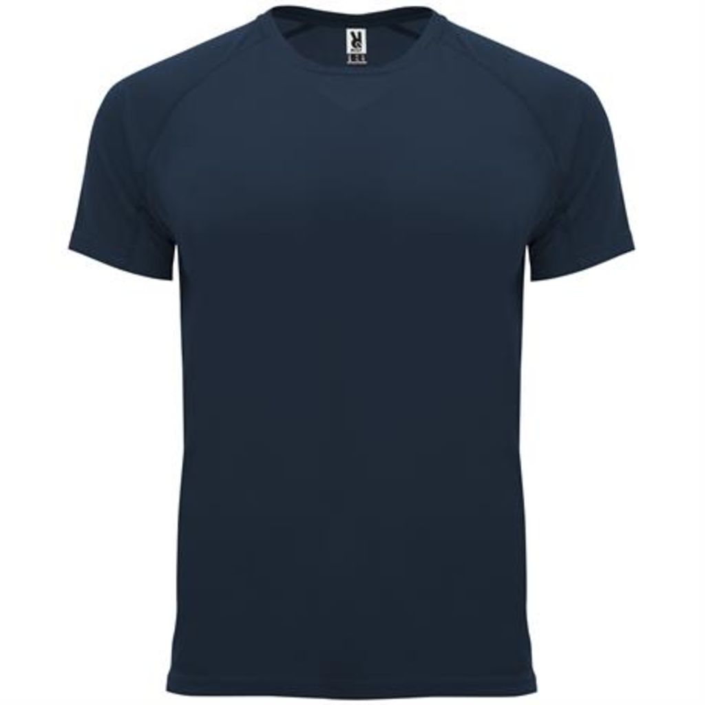 Техническая футболка с короткими рукавами реглан, цвет морской синий  размер 4XL