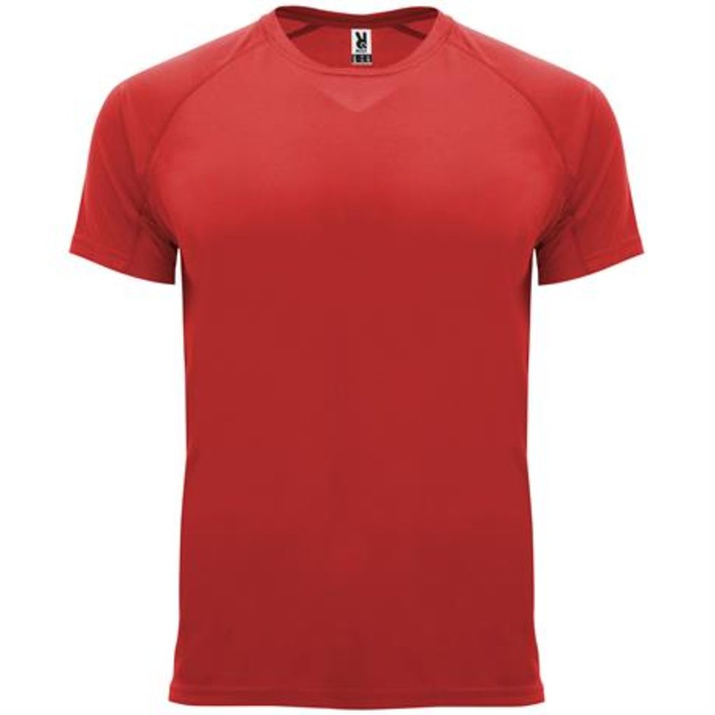 Техническая футболка с короткими рукавами реглан, цвет красный  размер 4XL