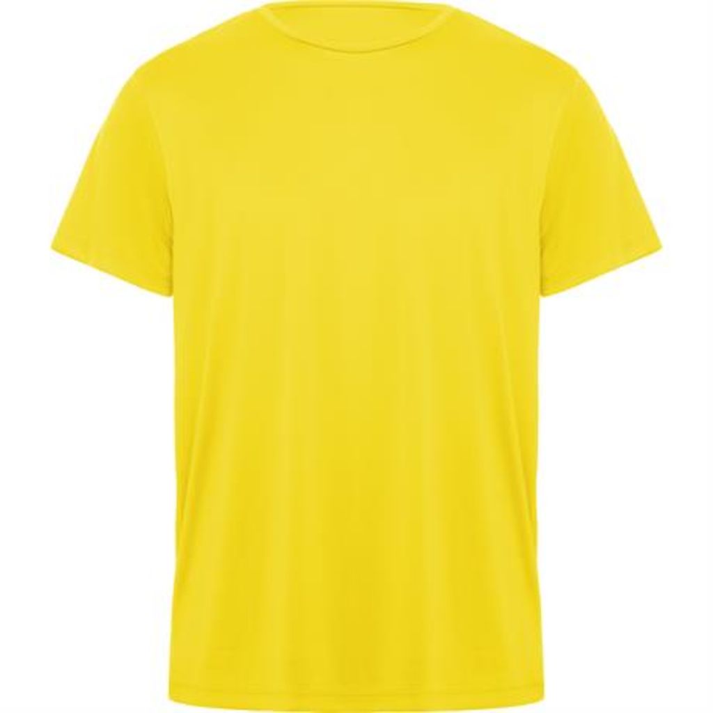 Технічна футболка з короткими рукавами, колір жовтий  розмір S