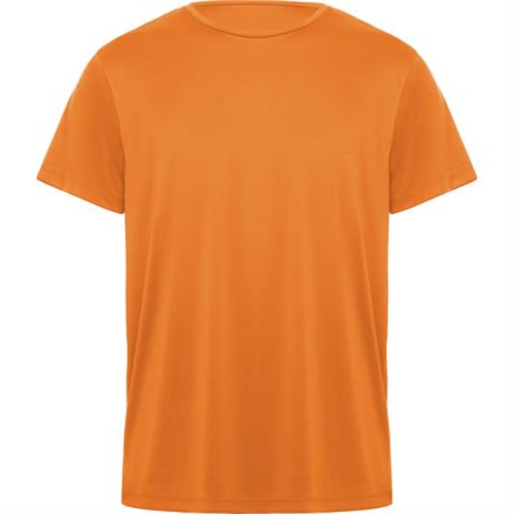 Технічна футболка з короткими рукавами, колір помаранчовий  розмір S