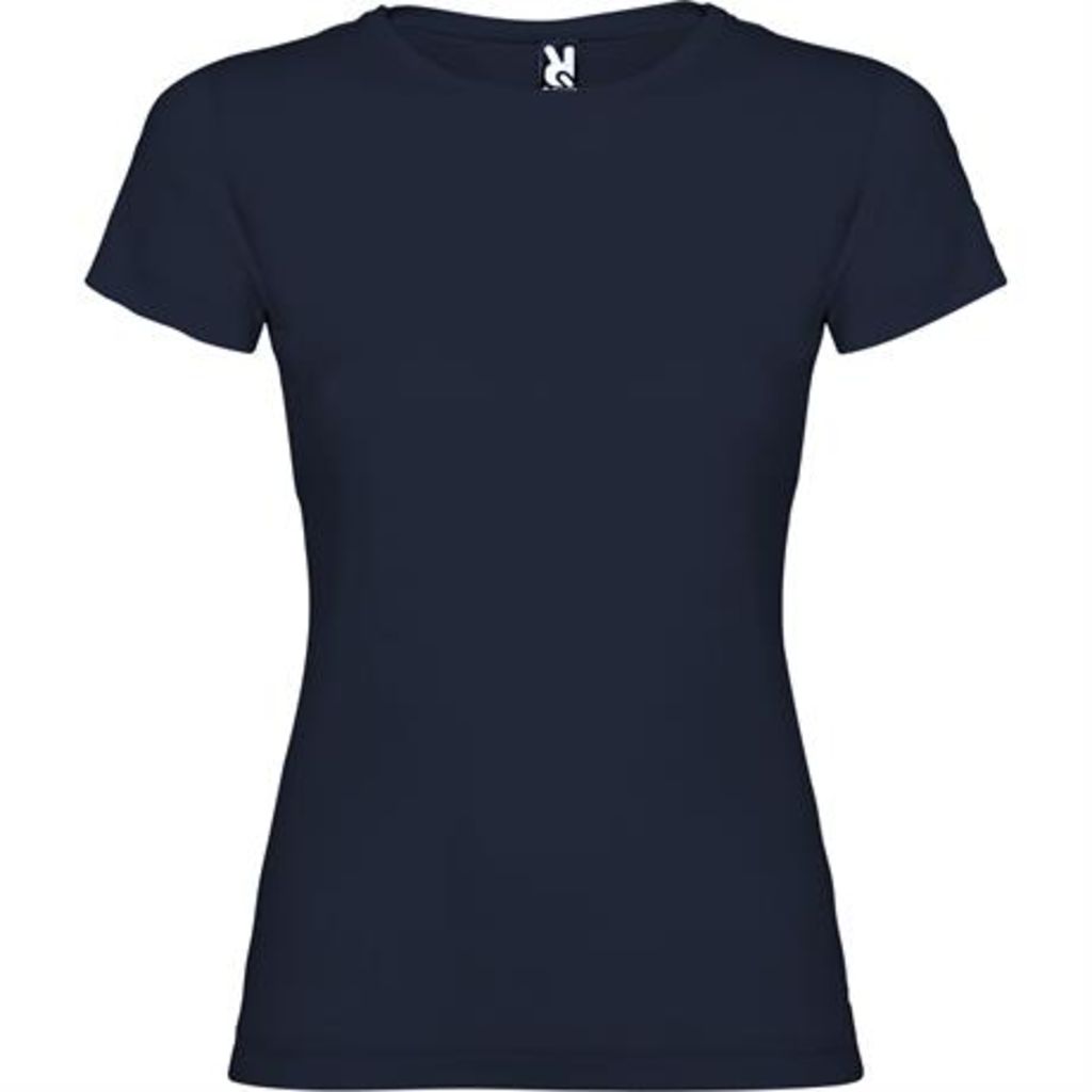 Приталена футболка з короткими рукавами та боковими швами, колір темно-синій  розмір 3XL
