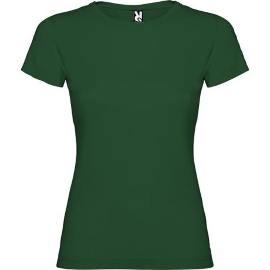 Приталена футболка з короткими рукавами та боковими швами, колір пляшковий зелений  розмір 3XL