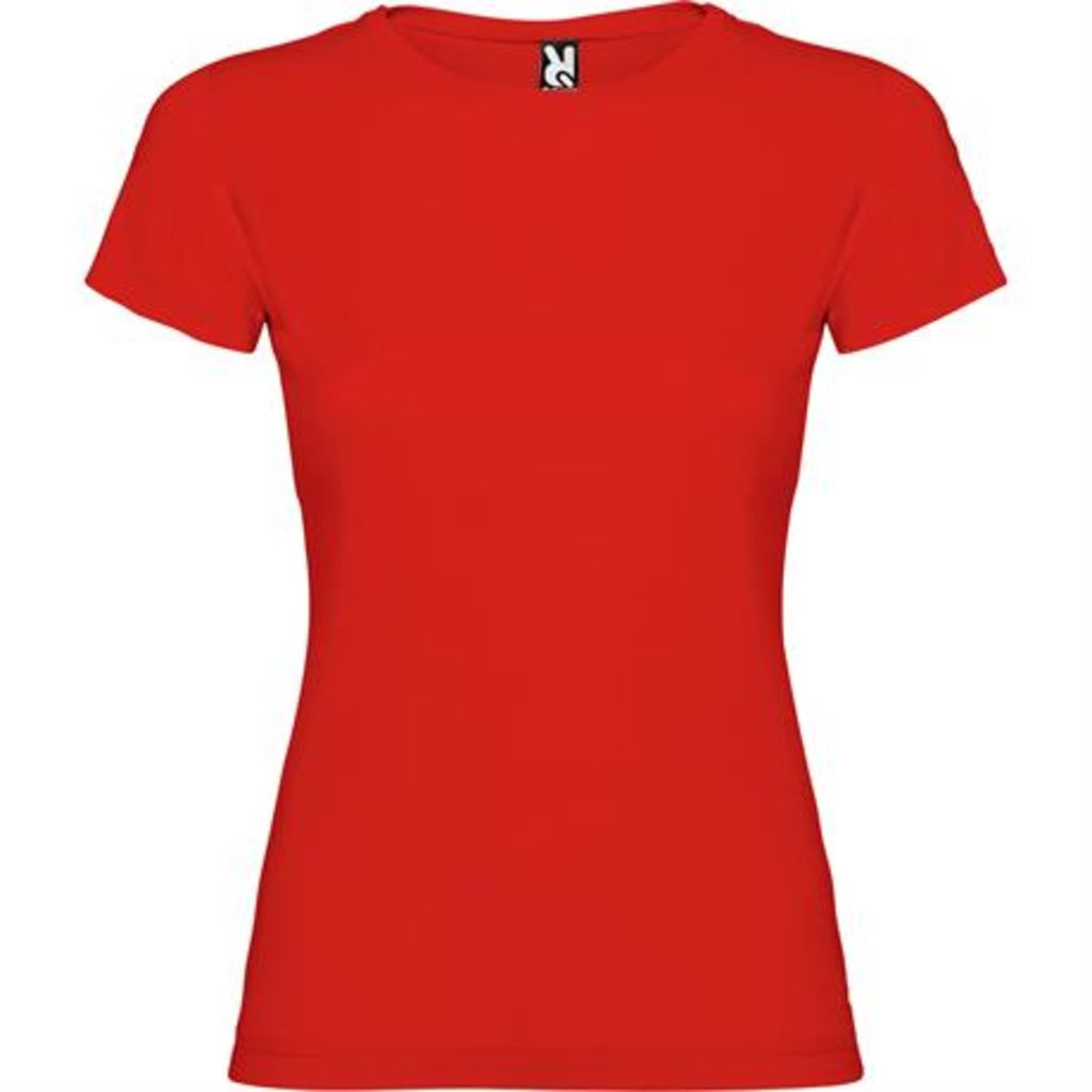 Приталена футболка з короткими рукавами та боковими швами, колір червоний  розмір 3XL