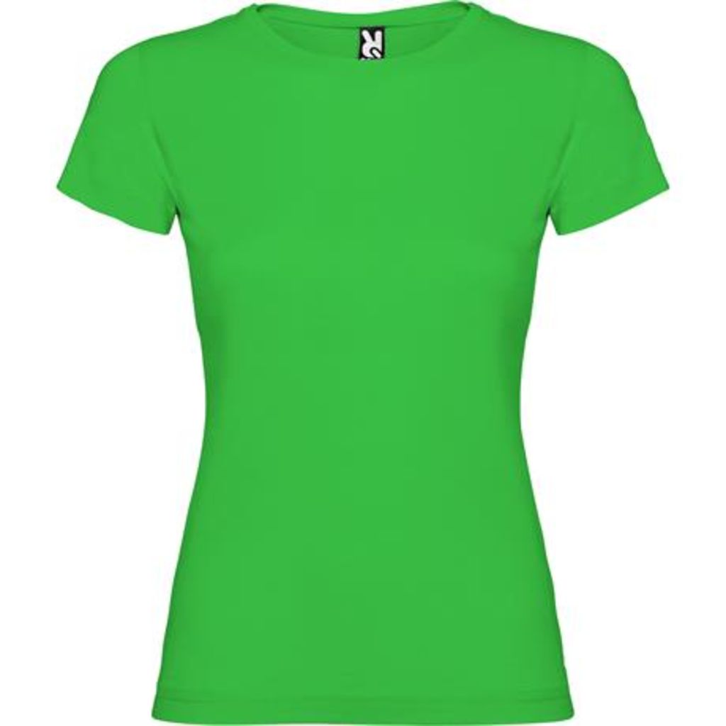 Приталенная футболка с короткими рукавами и боковыми швами, цвет травяной зеленый  размер 3XL