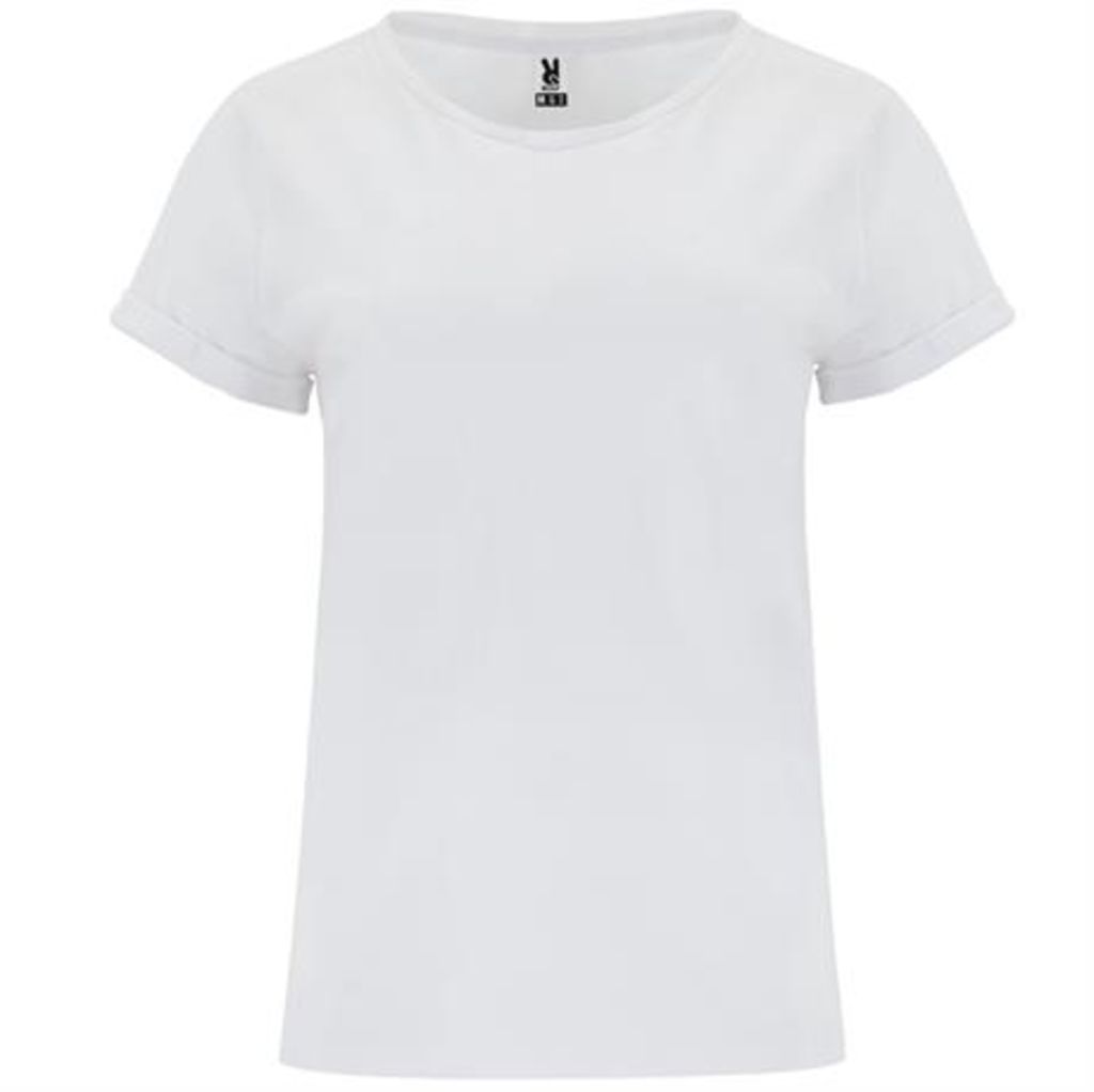 Жіноча футболка з короткими рукавами, колір білий  розмір 3XL