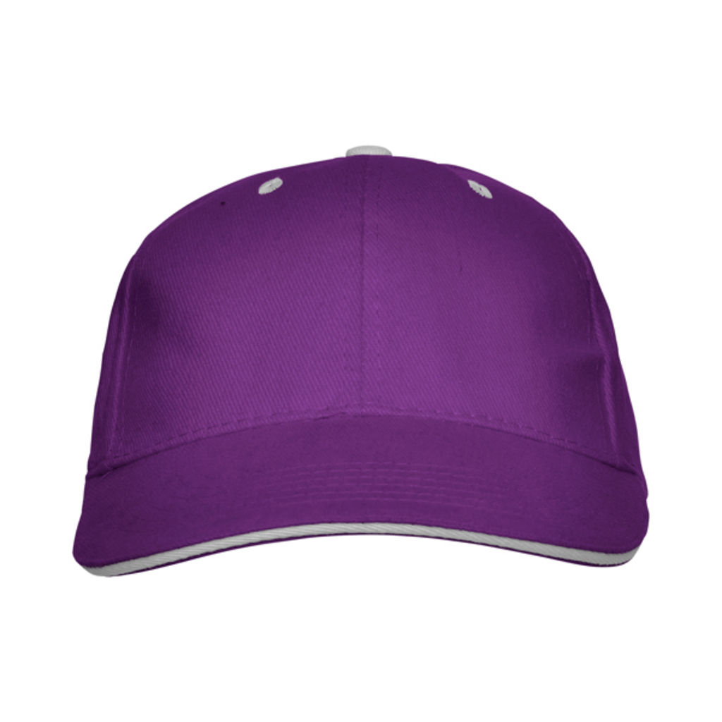 6-панельная кепка, цвет пурпурный