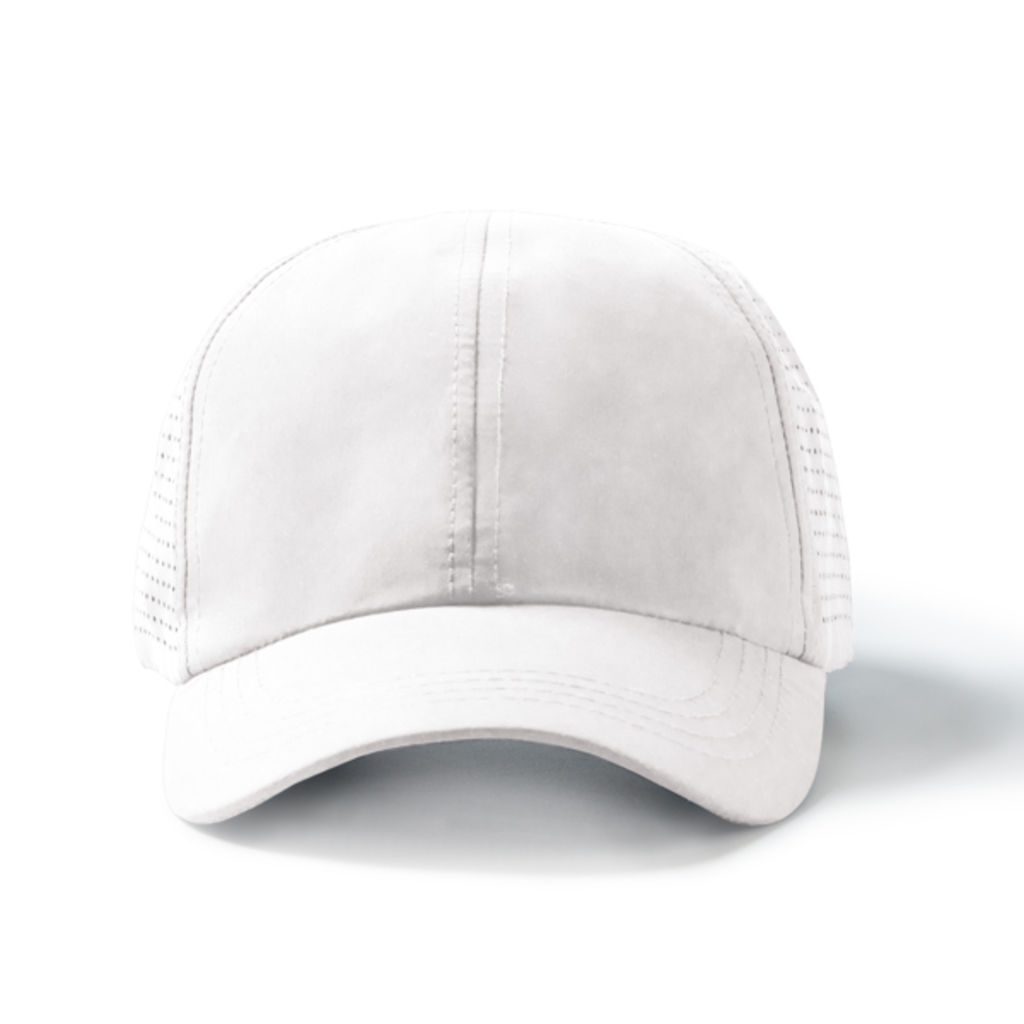 Дихаюча спортивна кепка, колір білий