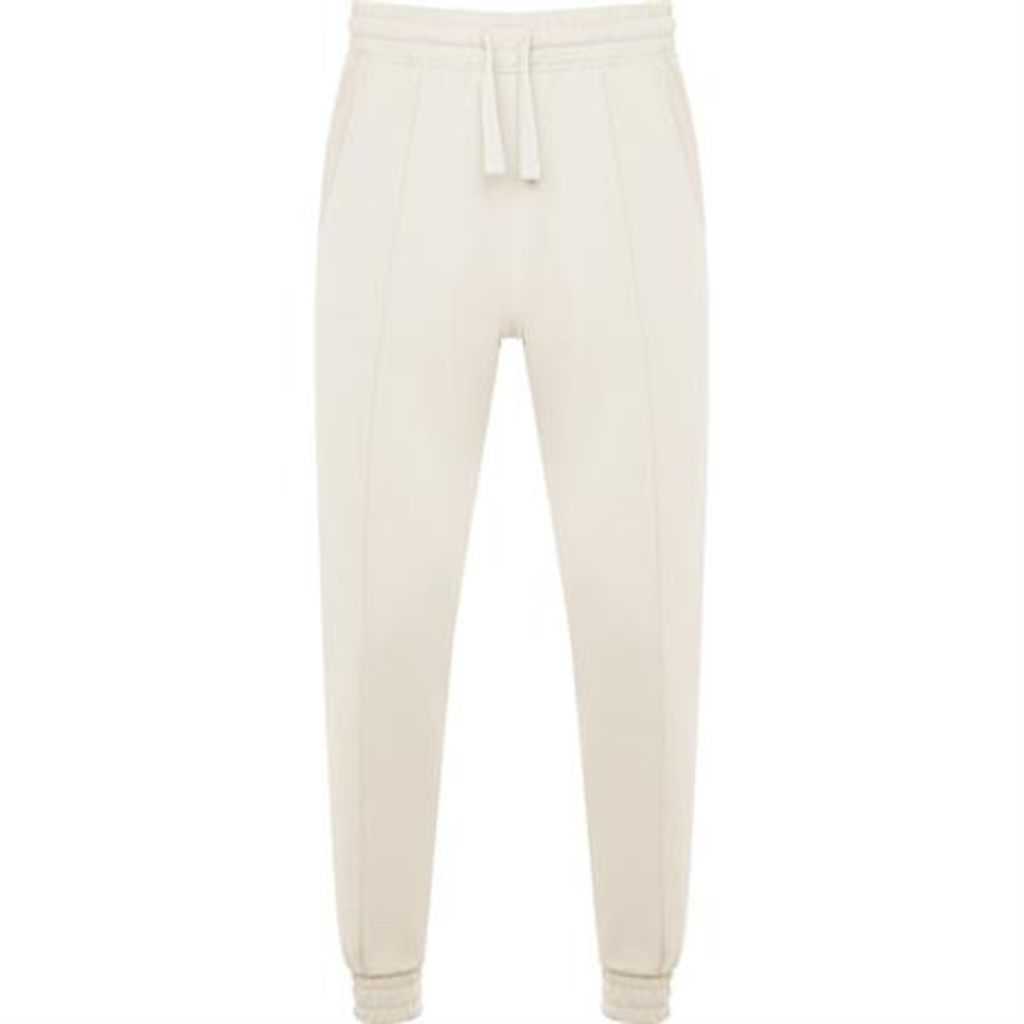 Прямые удлиненные брюки с манжетами на штанинах, цвет белый винтаж  размер 2XL