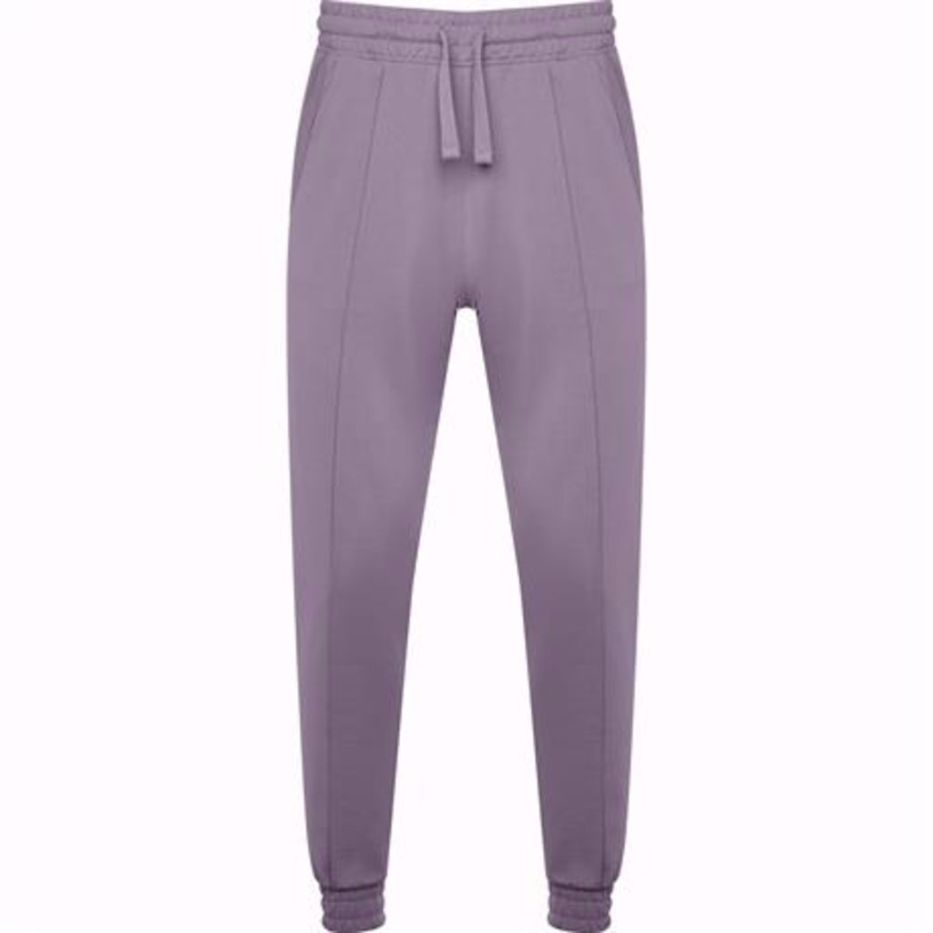 Прямые удлиненные брюки с манжетами на штанинах, цвет lavender  размер 2XL