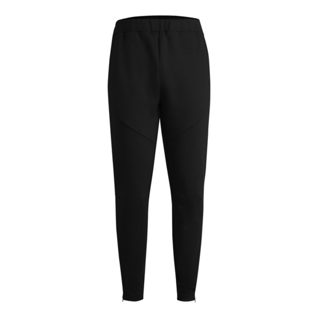Плиссированные цельнокроеные брюки из легкой ткани, цвет черный  размер S