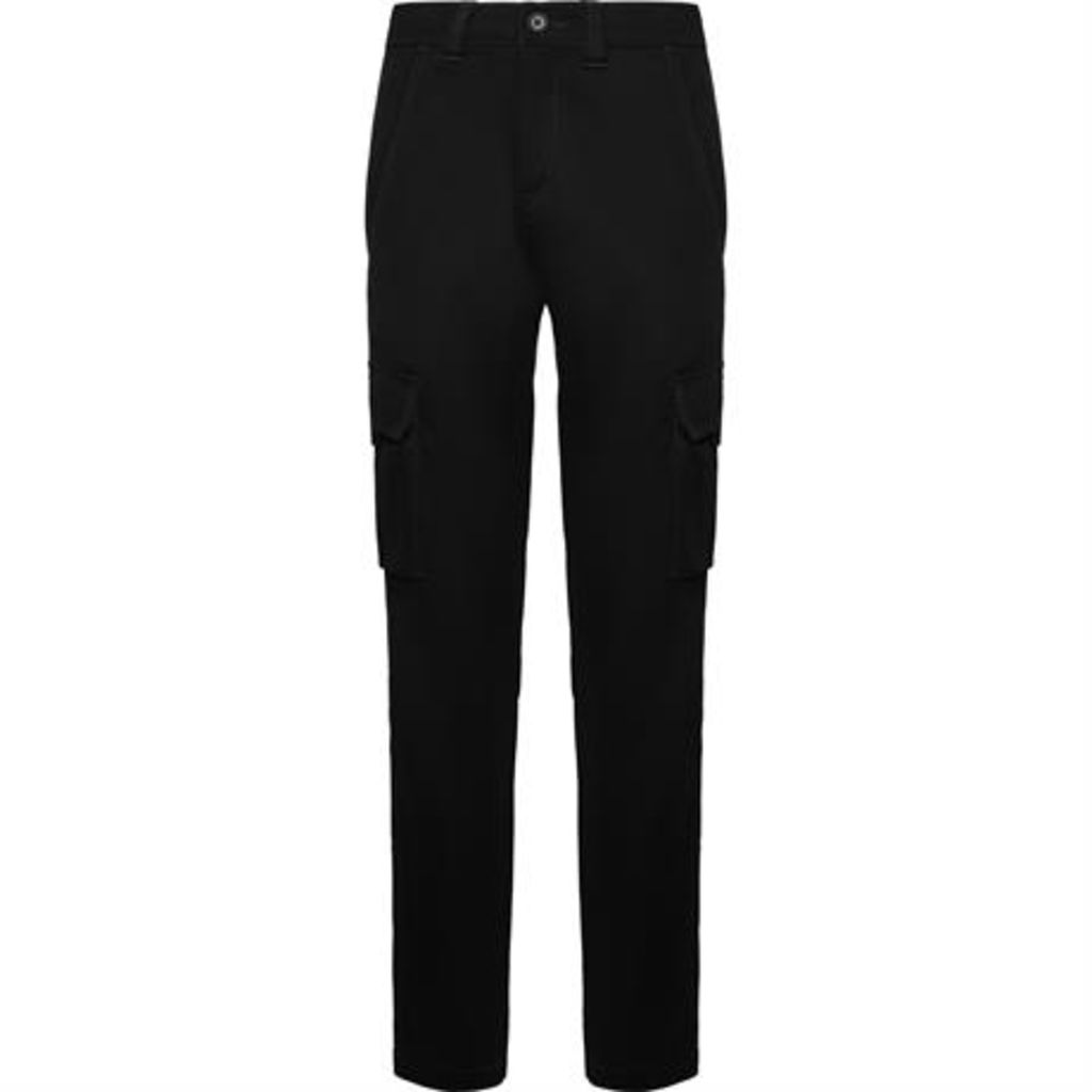 Женские удлиненные брюки с эластаном для легкости движений, цвет черный  размер 36