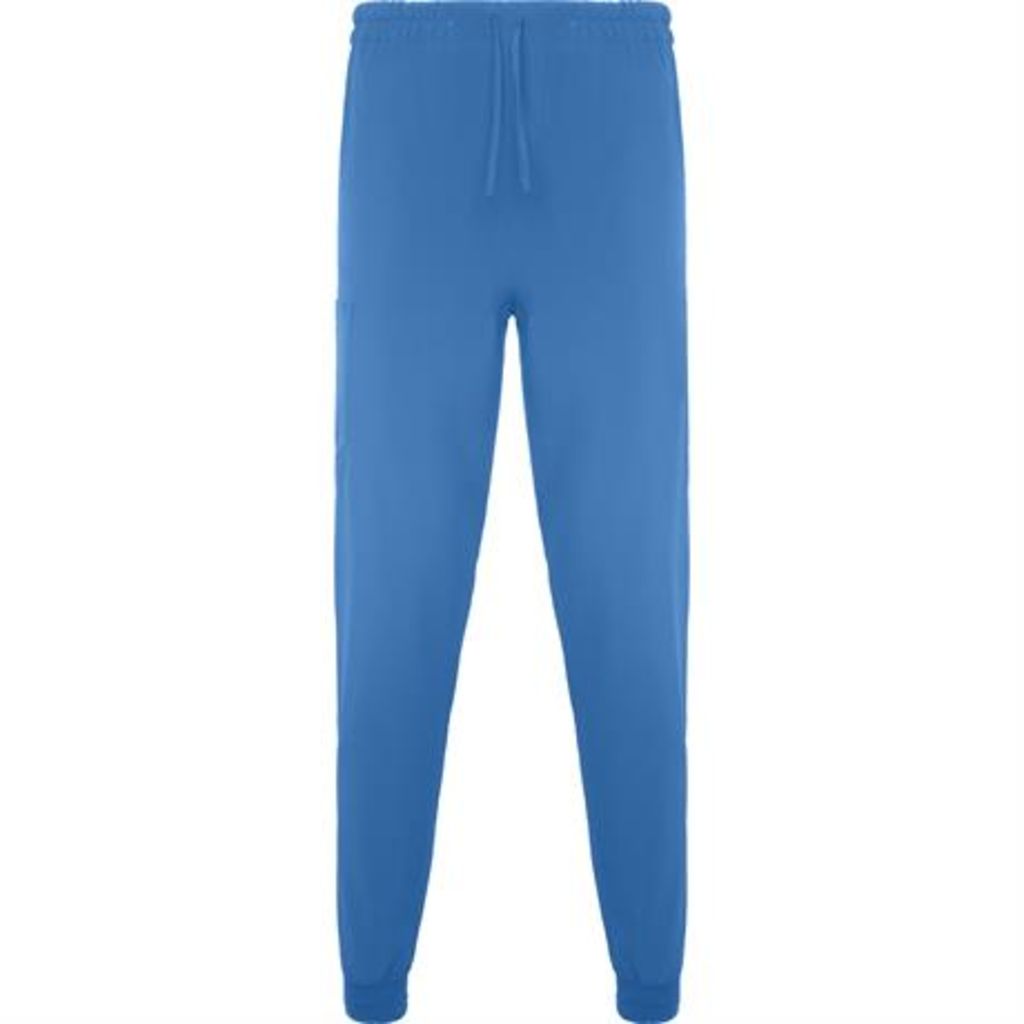 Прямые удлиненные брюки унисекс, цвет лабораторный голубой  размер L
