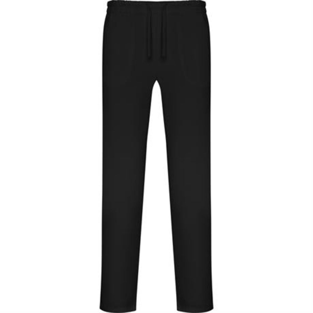 Длинные брюки унисекс прямого кроя, цвет черный  размер XS