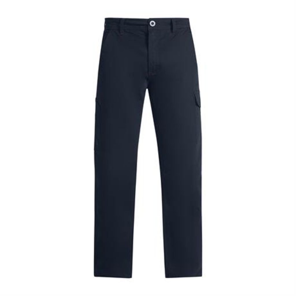 Толстые удлиненные брюки с эластаном, цвет морской синий  размер 38