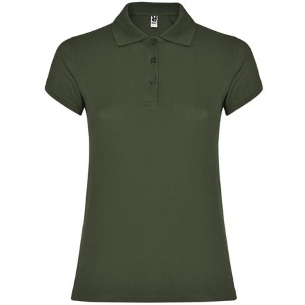 Жіноча футболка поло з короткими рукавами, колір venture green  розмір S