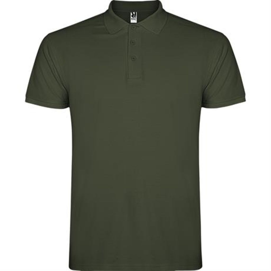 Мужская футболка поло с короткими рукавами, цвет venture green  размер S