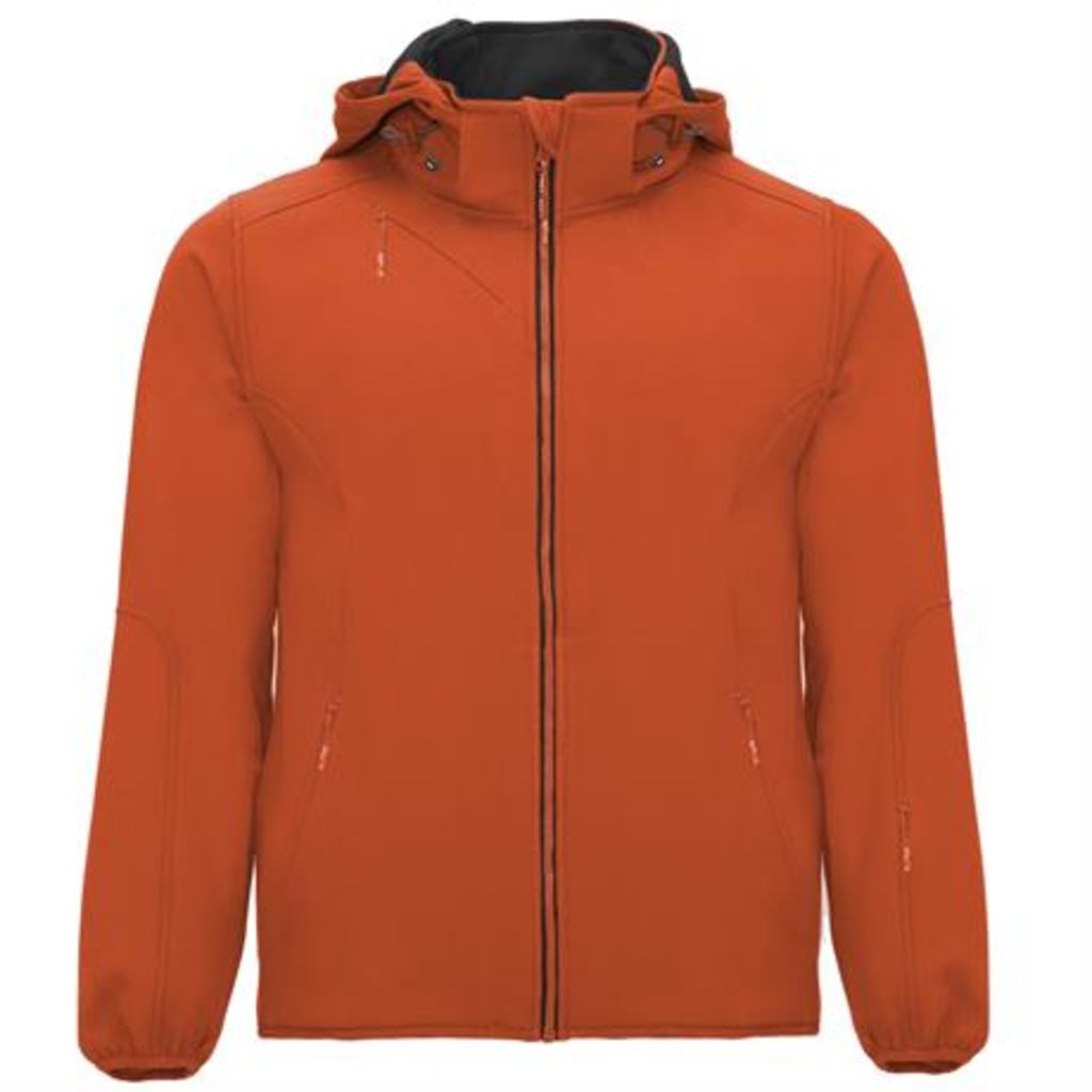 Двухслойная спортивная куртка SoftShell, цвет алый  размер XS