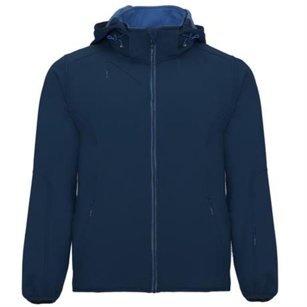 Двухслойная спортивная куртка SoftShell, цвет морской синий  размер XS