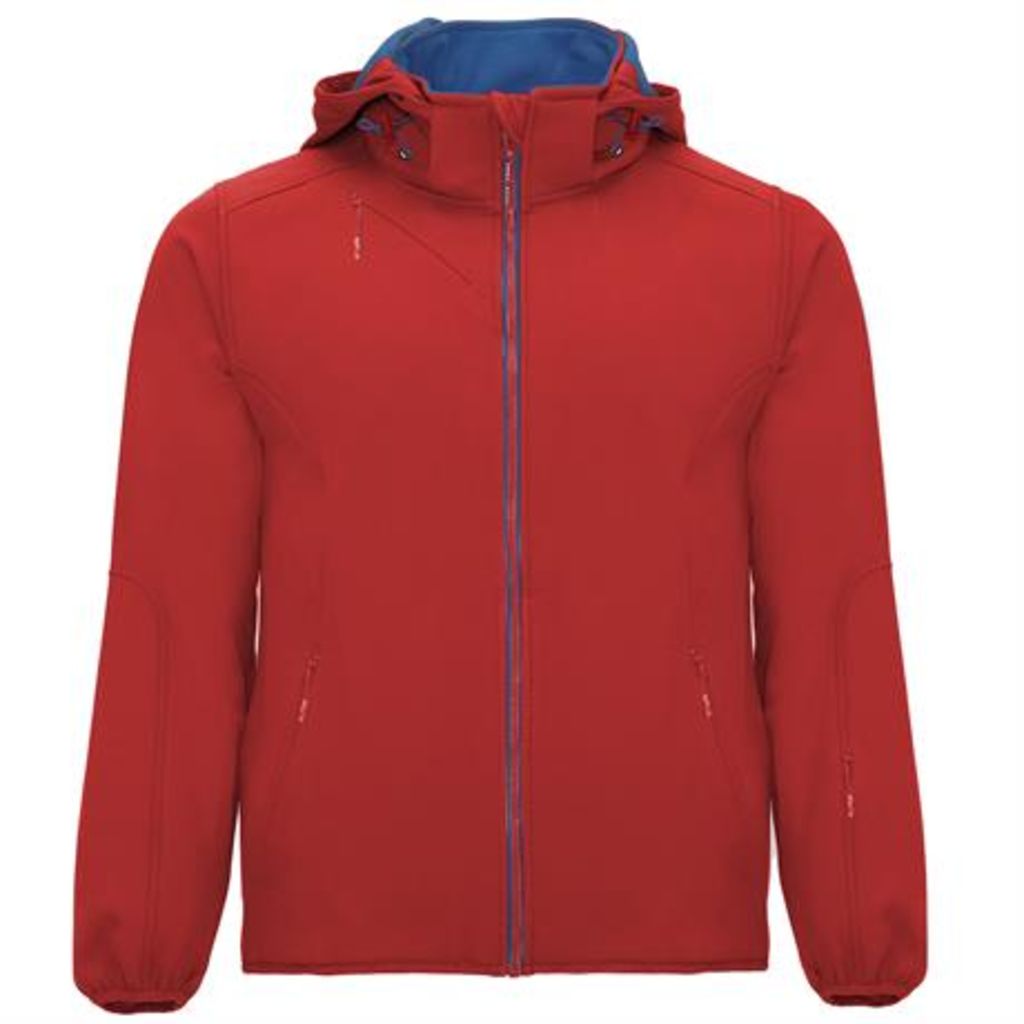 Двухслойная спортивная куртка SoftShell, цвет красный  размер XS