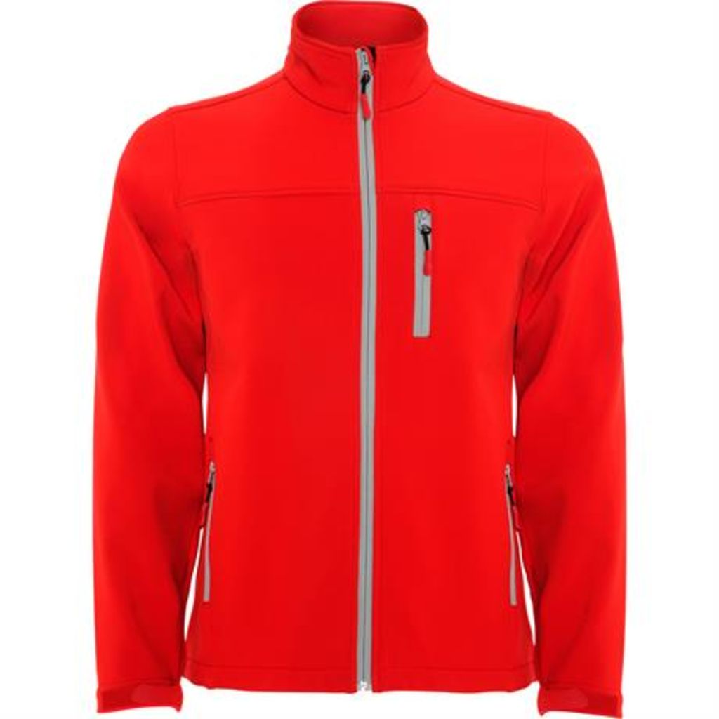 Двухслойная куртка SoftShell, цвет красный  размер 3XL