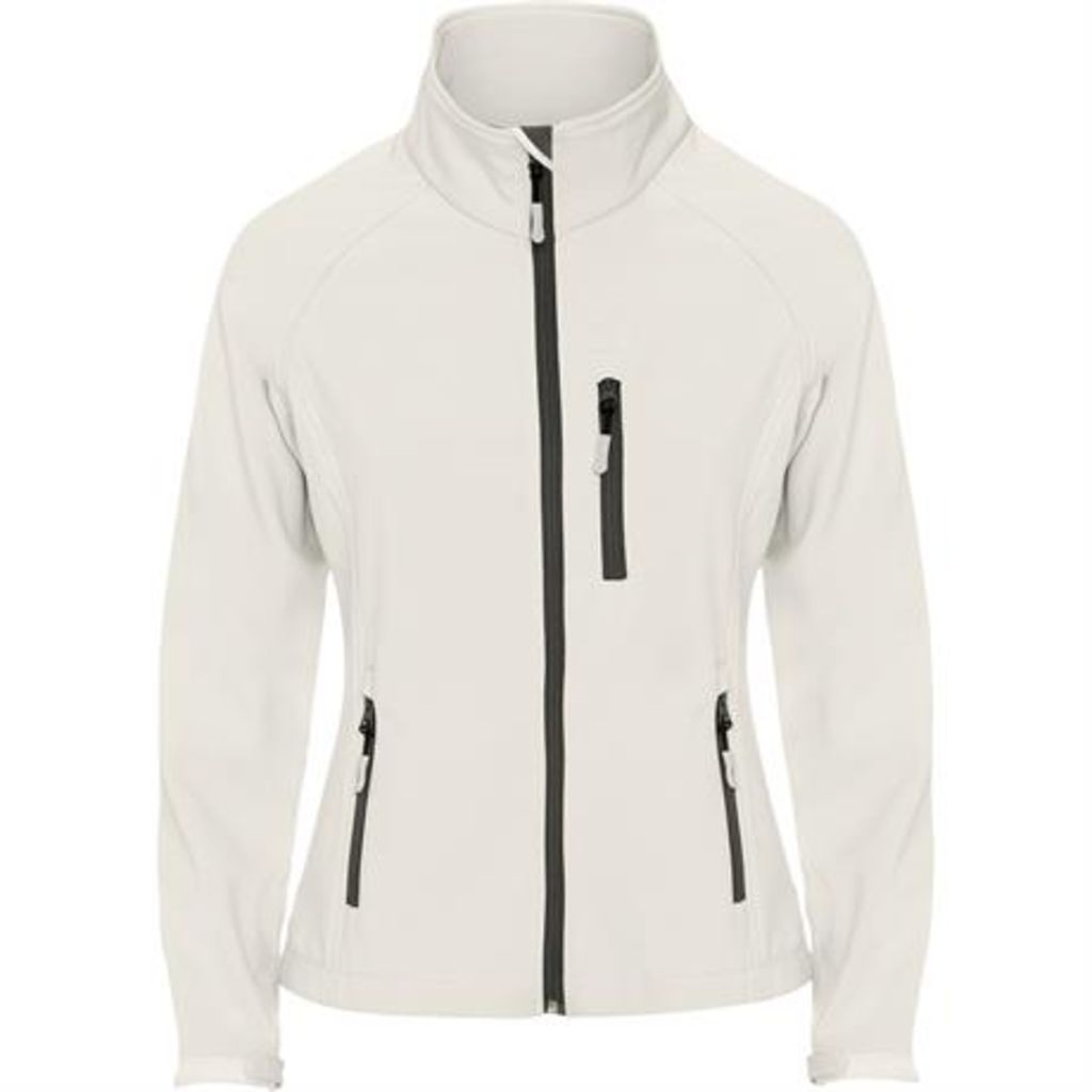 Двошарова куртка SoftShell, колір білий перламутр  розмір 3XL