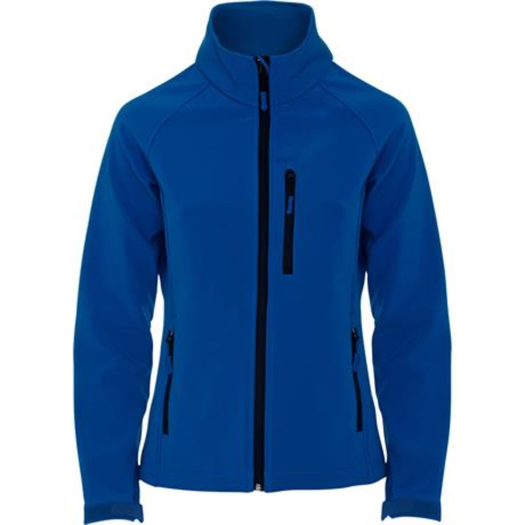 Двошарова куртка SoftShell, колір яскраво-синій  розмір 3XL
