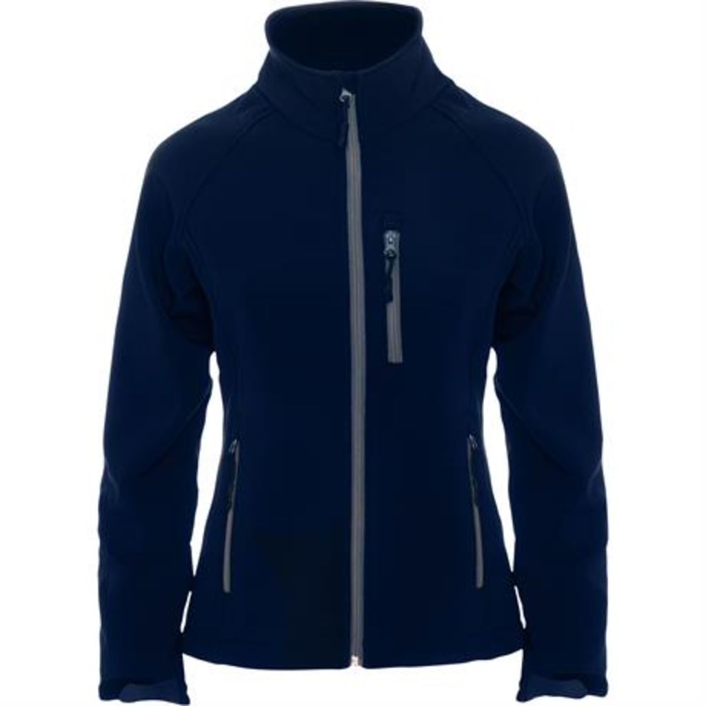 Двошарова куртка SoftShell, колір темно-синій  розмір 3XL