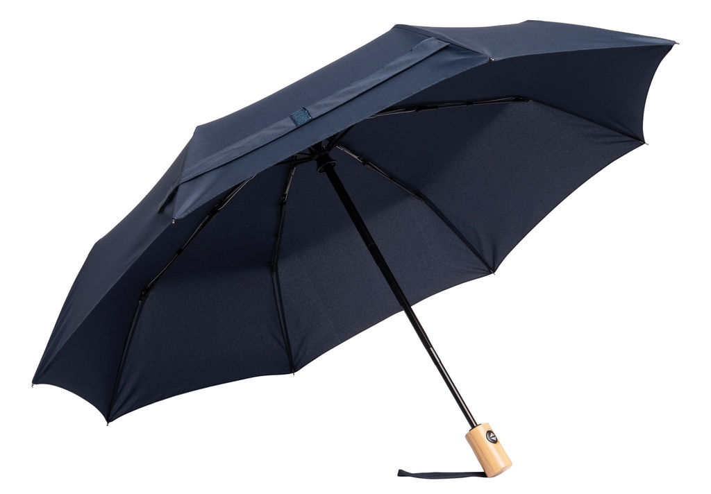 Автоматический ветрозащитный карманный зонт CALYPSO, цвет темно-синий