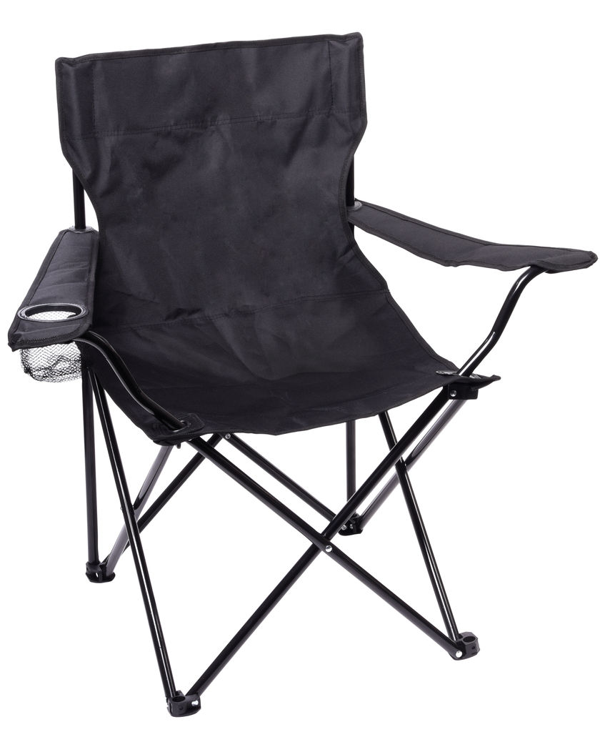 Пляжный и кемпинговый стул SUNNY DAY, цвет черный