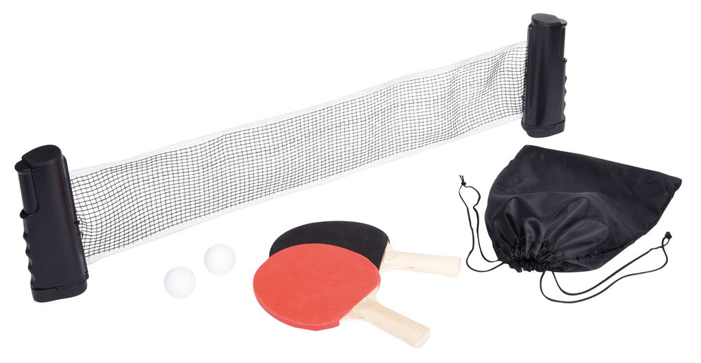 Набір для настільного тенісу MATCH BALL, колір чорний,червоний