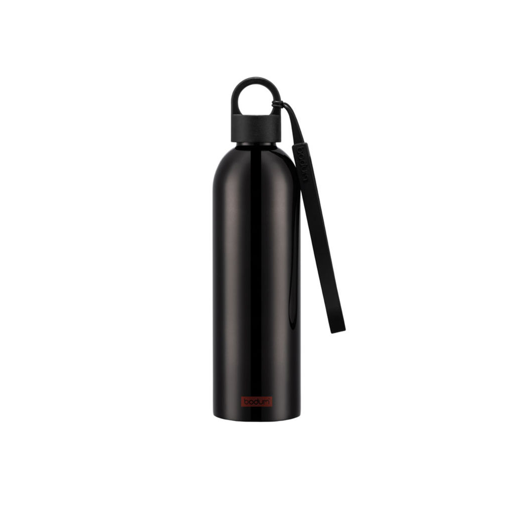 MELIOR STEEL Двухстенная бутылка для воды 500мл, цвет черный