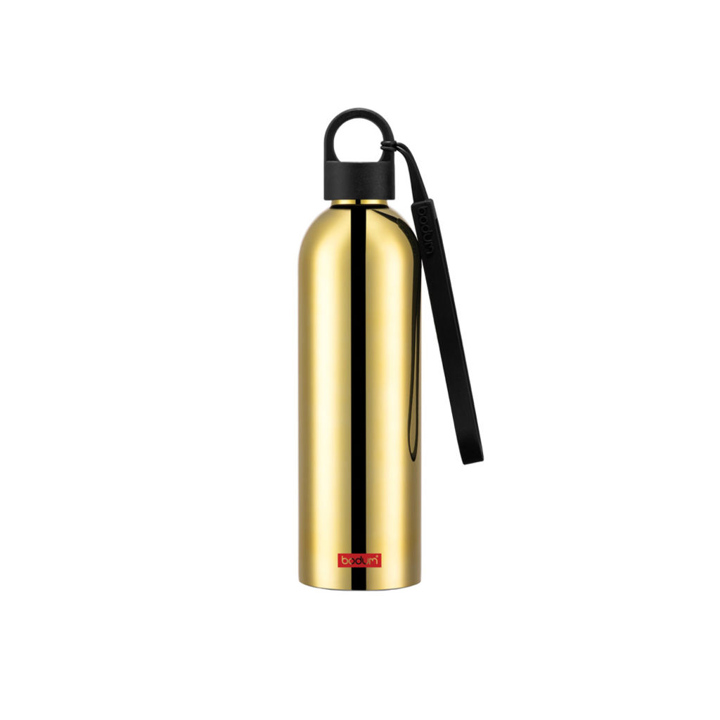 MELIOR STEEL Двухстенная бутылка для воды 500мл, цвет золотой