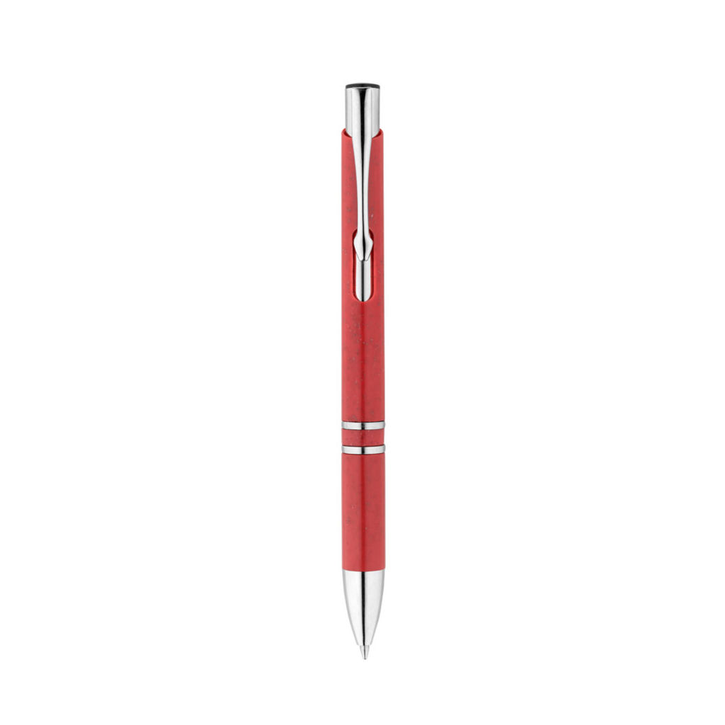 BETA WHEAT Шариковая ручка из волокон пшеничной соломы и ABS, цвет красный