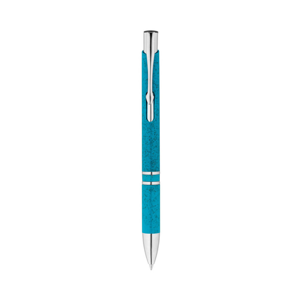 BETA WHEAT Шариковая ручка из волокон пшеничной соломы и ABS, цвет голубой