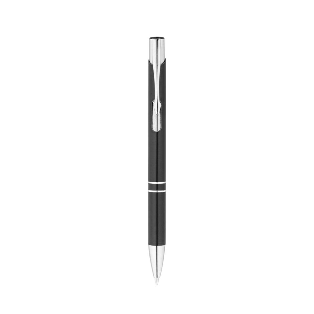Den Шариковая ручка из переработанного алюминия, цвет черный