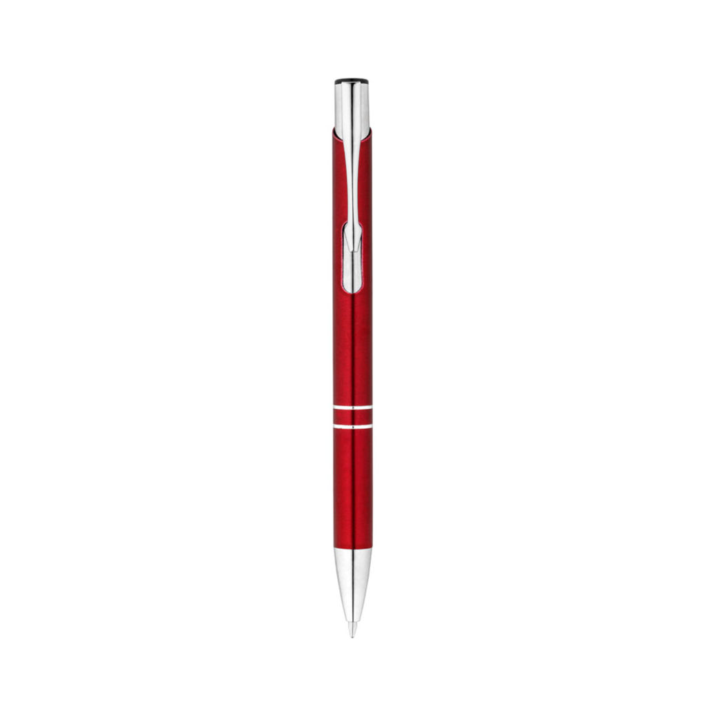 Den Шариковая ручка из переработанного алюминия, цвет красный