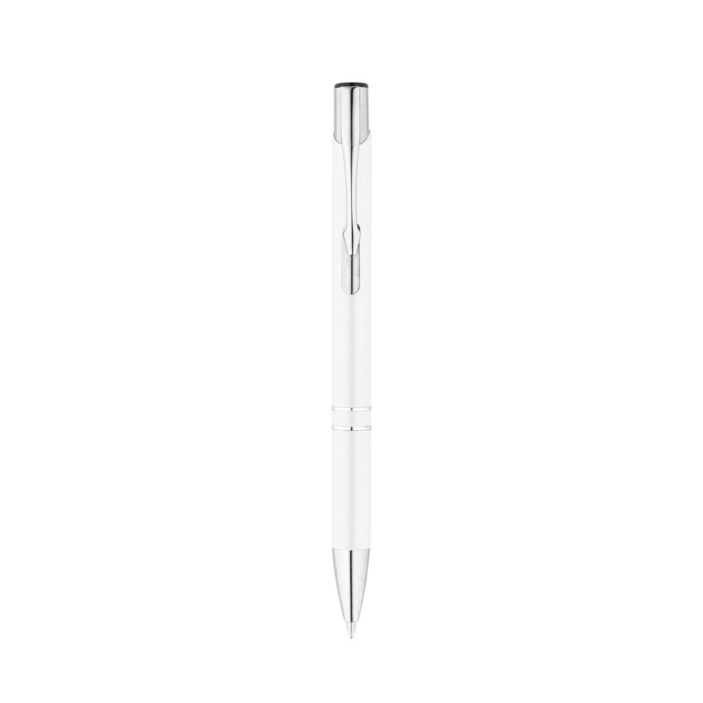Den Шариковая ручка из переработанного алюминия, цвет белый