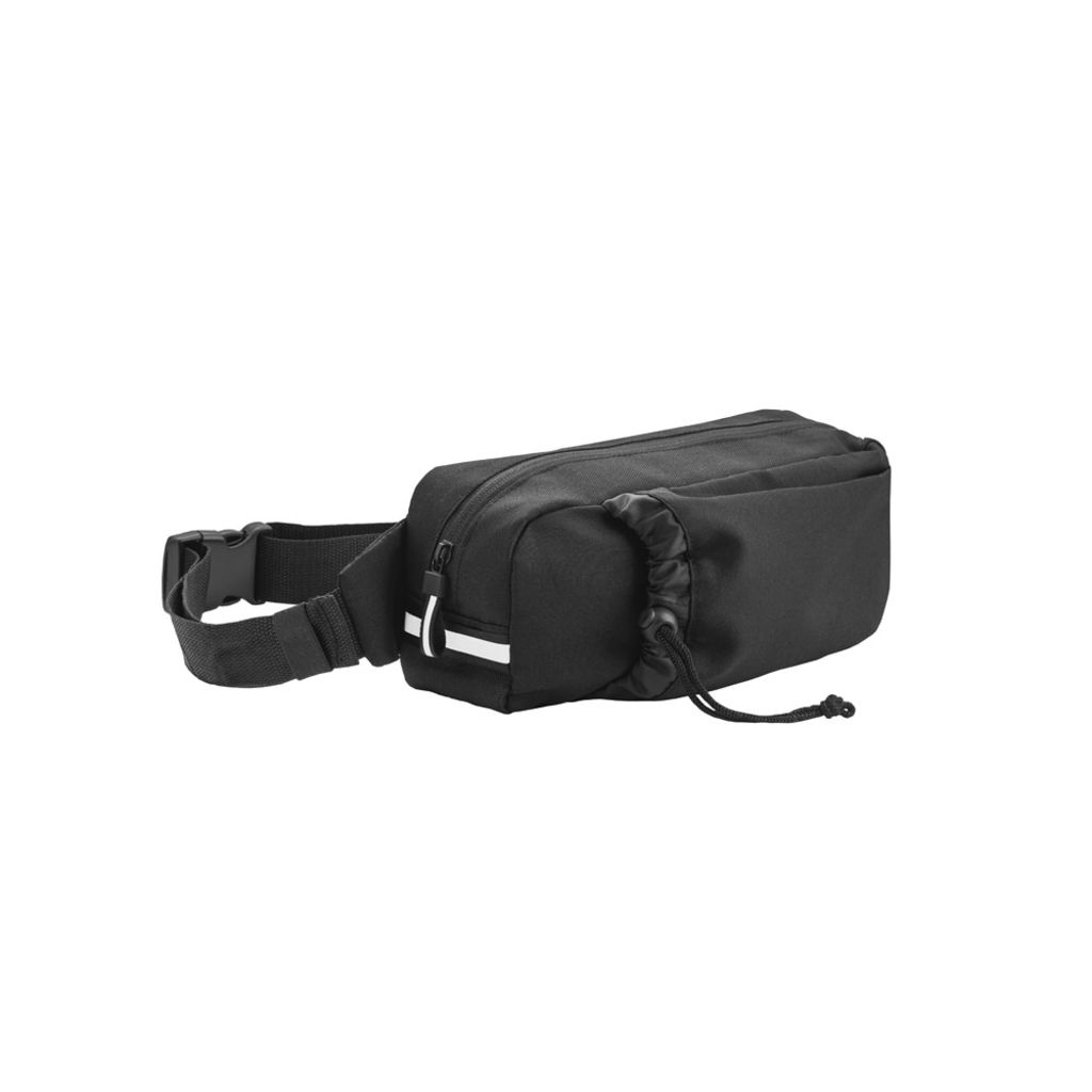 DELFOS POUCH. Поясна сумка rPET, колір чорний - 92091-103- Фото №6