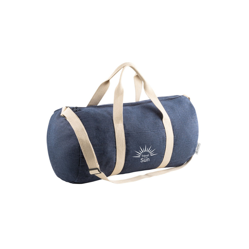 DENIM BAG Сумка спортивная, цвет синий - 92095-104- Фото №6