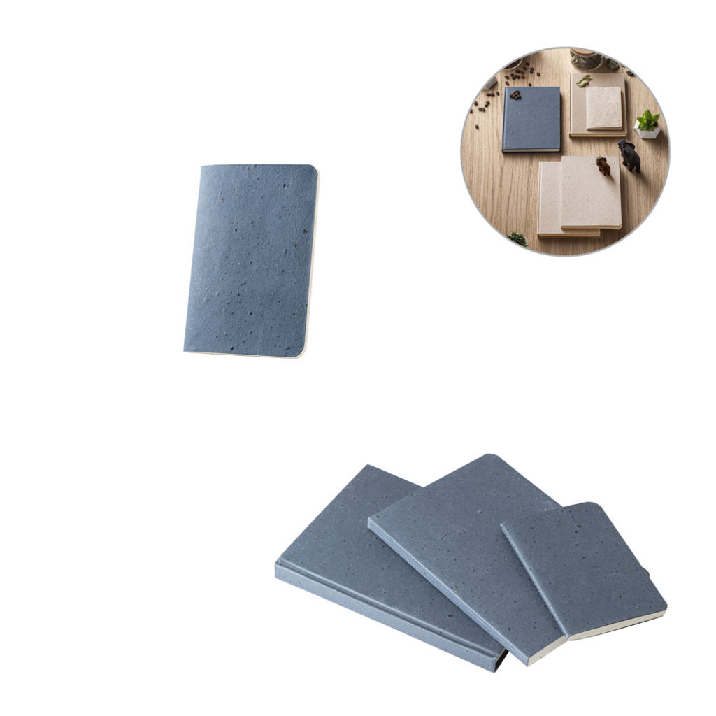 COFFEEPAD SOFT. Блокнот A6, колір синій - 93292-104- Фото №5