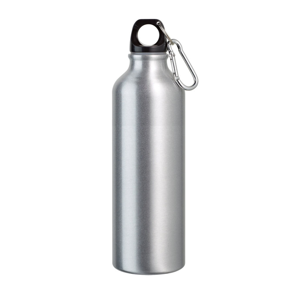 SIDEROT. Пляшка для спорту 750 мл, колір сатин-срібло