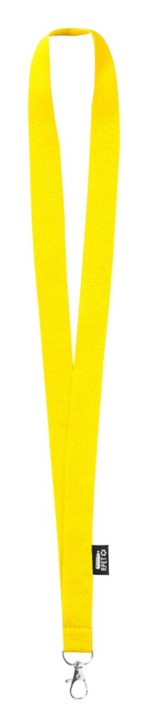 Шнурок для бейджа Loriet, колір жовтий