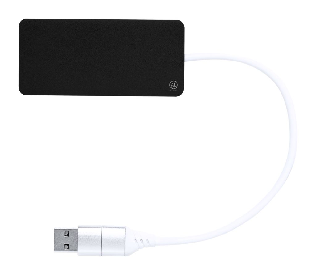 USB-хаб Kalat, цвет черный