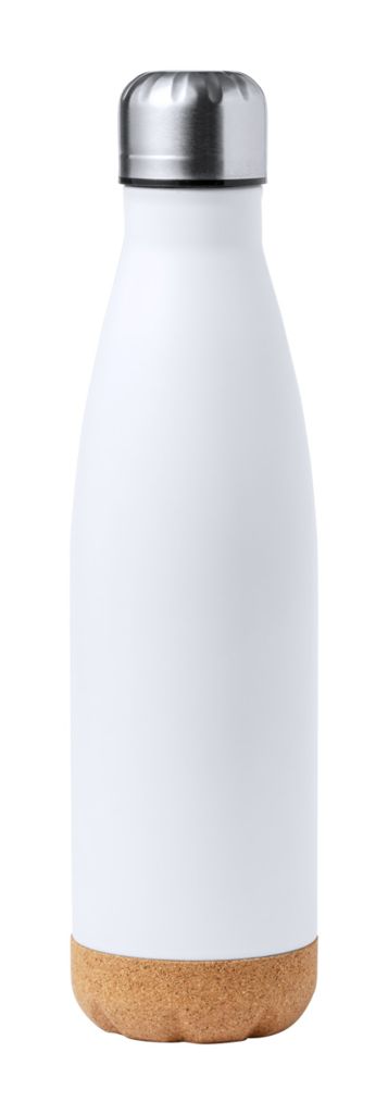 Спортивна пляшка Kraten, колір білий