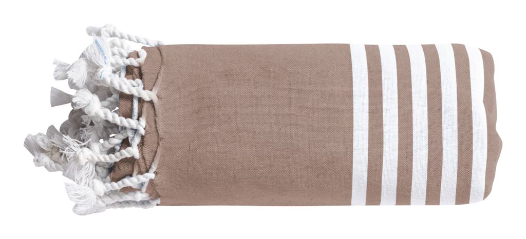 Пляжное полотенце Vedant, цвет коричневый