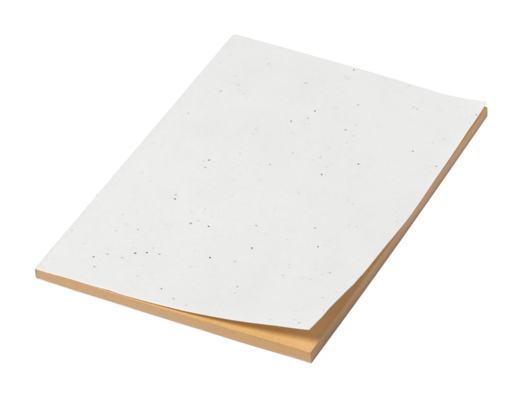 Блокнот из бумаги с семенами петунии Maiwen, цвет натуральный