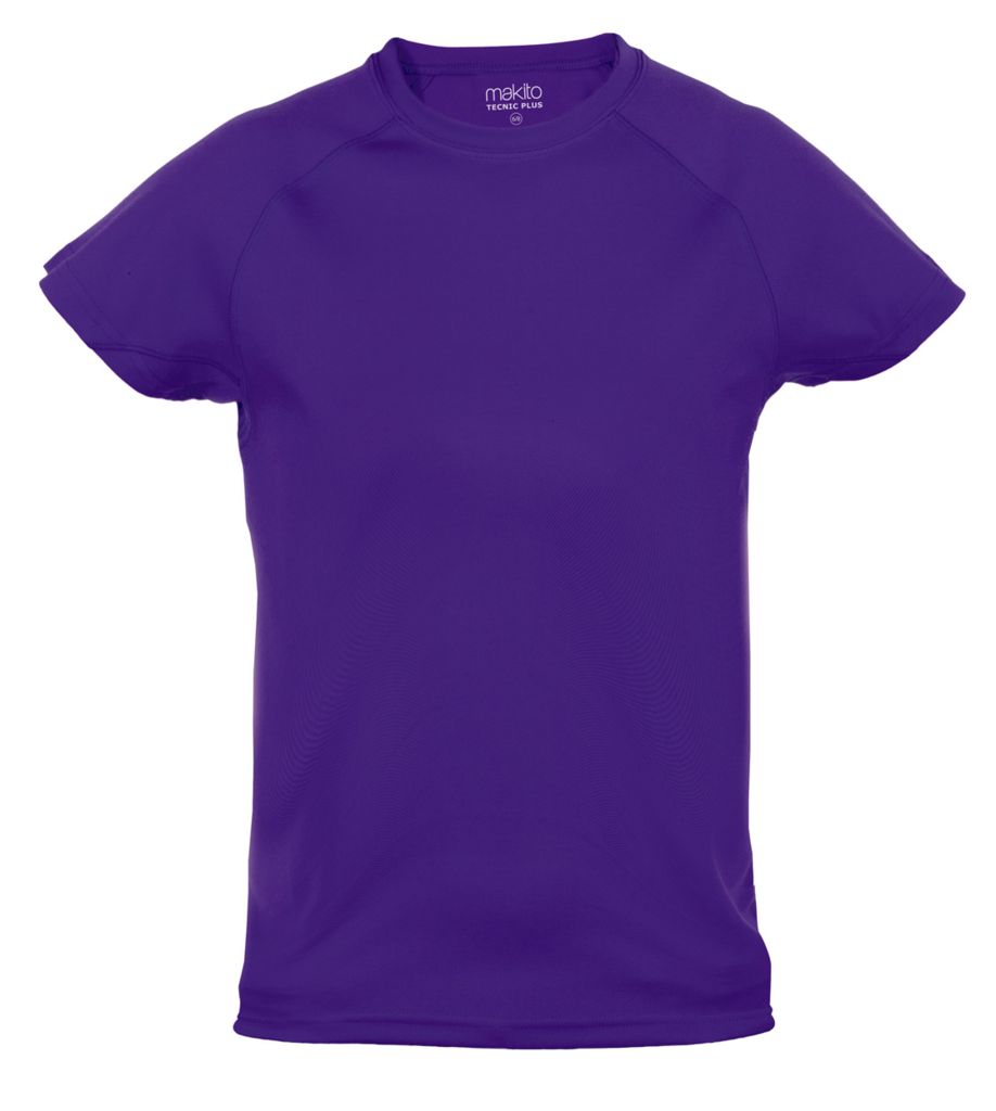 Детская спортивная футболка Tecnic Plus K, цвет пурпурный  размер 10-12