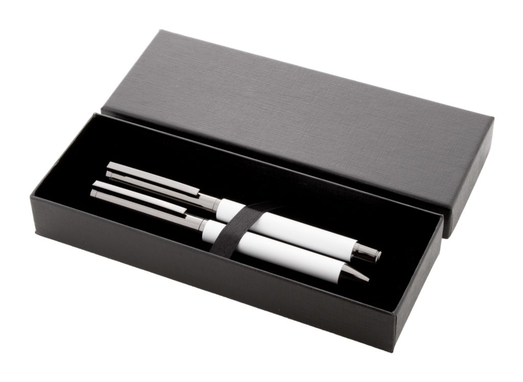Набір ручок Carrol, колір білий
